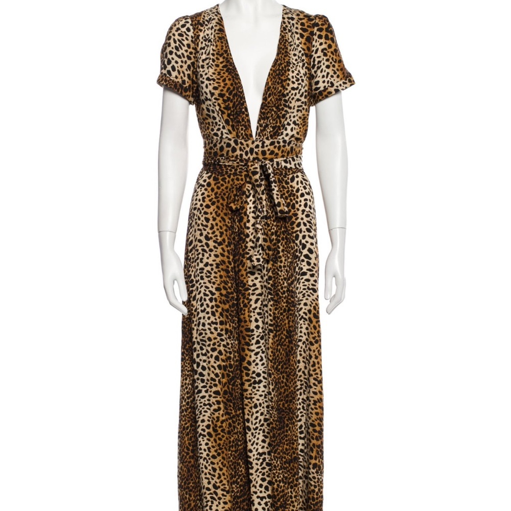 Leopard Print Maxi Dress